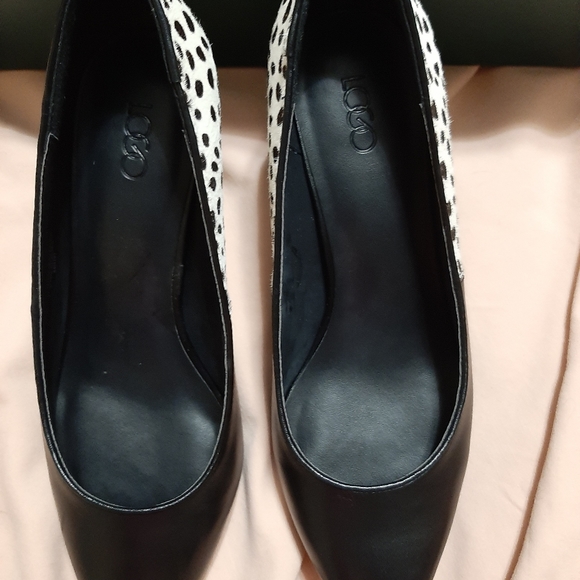 NWOT B & W Leather Pumps size 7 - Picture 11 of 12